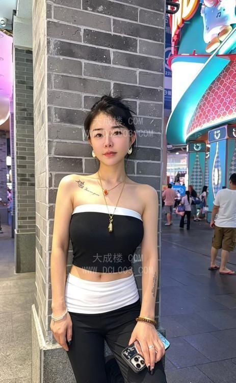 杭州纹身36E奶美女